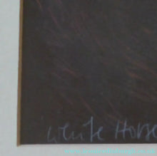 Load image into Gallery viewer, Sylvia von Hartmann Pencil Signed Lithograph White Horse Close Edinburgh
