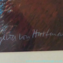 Load image into Gallery viewer, Sylvia von Hartmann Pencil Signed Lithograph White Horse Close Edinburgh
