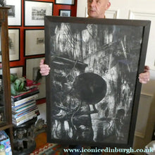 Load image into Gallery viewer, 1988 Jo Ganter Contemporary Scottish Art Etching and Drypoint Piranesi 
