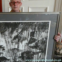 Load image into Gallery viewer, SCOTTISH ART. Huge 1980s Piranesi Inspired Etching Carceri Construction Site by Jo Ganter, RSA
