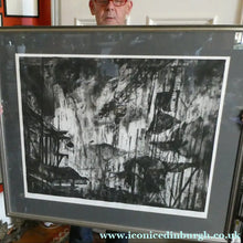 Load image into Gallery viewer, SCOTTISH ART. Huge 1980s Piranesi Inspired Etching Carceri Construction Site by Jo Ganter, RSA
