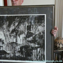 Load image into Gallery viewer, SCOTTISH ART. Huge 1980s Piranesi Inspired Etching Carceri Construction Site by Jo Ganter, RSA
