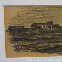Load image into Gallery viewer, Black Chalk Landscape Study by Sir Muirhead Bone. Signed &amp; Framed
