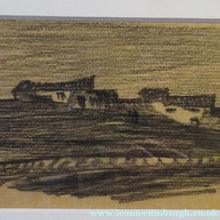 Load image into Gallery viewer, Black Chalk Landscape Study by Sir Muirhead Bone. Signed &amp; Framed
