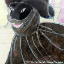 Load image into Gallery viewer, Art Nouveau Art Deco Watercolour of a Masked Ball at the Venice Carnival

