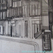 Load image into Gallery viewer, Richard Demarco Original 1960s Pen and Ink Drawing. View of the Lawnmarket
