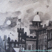Load image into Gallery viewer, Richard Demarco Original 1960s Pen and Ink Drawing. View of the Lawnmarket
