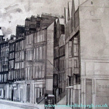 Load image into Gallery viewer, Richard Demarco Original 1960s Pen and Ink Drawing. View of the Lawnmarket
