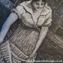 Load image into Gallery viewer, Antique Print Mealtime. Fishwife Feeding the Ducks by Robert Walker Macbeth
