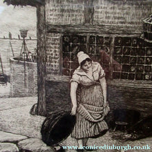 Load image into Gallery viewer, Antique Print Mealtime. Fishwife Feeding the Ducks by Robert Walker Macbeth
