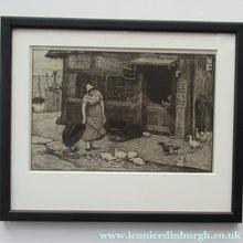 Load image into Gallery viewer, Antique Print Mealtime. Fishwife Feeding the Ducks by Robert Walker Macbeth
