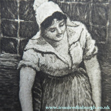 Load image into Gallery viewer, Antique Print Mealtime. Fishwife Feeding the Ducks by Robert Walker Macbeth
