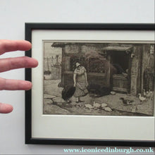Load image into Gallery viewer, Antique Print Mealtime. Fishwife Feeding the Ducks by Robert Walker Macbeth
