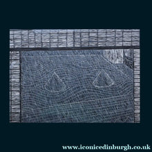Load image into Gallery viewer, SCOTTISH ART. Woodcut. Temple Garden on a Rainy Day, Kyoto (1989) by John Houston (1930 - 2008)
