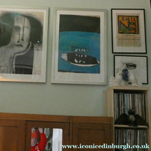 Load image into Gallery viewer, PAT DOUTHWAITE (1939 - 2002). Original LARGE 1980s Charcoal Portrait Drawing. FRAMED
