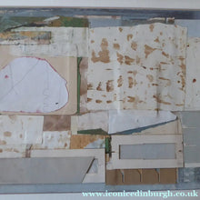 Load image into Gallery viewer, Scottish Art. Philip Reeves 1970s Abstract Collage and Mixed Media
