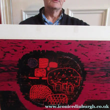 Load image into Gallery viewer, Scottish Art Colin Maclean Abstract Screemprint Present Island
