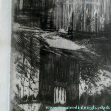 Load image into Gallery viewer, SCOTTISH ART: Rare 1901 GLASGOW INTERNATIONAL EXHIBITION Etching by Susan F. Crawford
