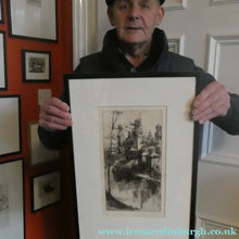 Load image into Gallery viewer, SCOTTISH ART: Rare 1901 GLASGOW INTERNATIONAL EXHIBITION Etching by Susan F. Crawford
