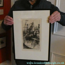 Load image into Gallery viewer, SCOTTISH ART: Rare 1901 GLASGOW INTERNATIONAL EXHIBITION Etching by Susan F. Crawford
