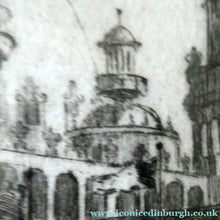 Load image into Gallery viewer, SCOTTISH ART: Rare 1901 GLASGOW INTERNATIONAL EXHIBITION Etching by Susan F. Crawford
