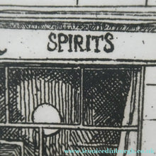Load image into Gallery viewer, SCOTTISH ART: Rare 1970s ABERBEEN PUBS Etching: "The Hairy Bar" by William J. Watson. Pencil Signed
