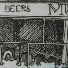 Load image into Gallery viewer, SCOTTISH ART: Rare 1970s ABERBEEN PUBS Etching: "The Hairy Bar" by William J. Watson. Pencil Signed
