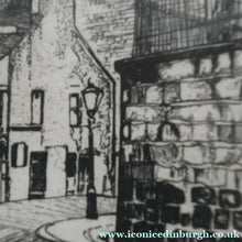 Load image into Gallery viewer, SCOTTISH ART: Rare 1970s ABERBEEN PUBS Etching: "The Spa Bar" or "Well O’ Spa Bar" by William J. Watson. Pencil Signed
