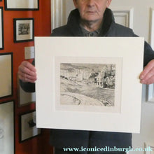 Load image into Gallery viewer, SCOTTISH ART: Rare 1970s ABERBEEN PUBS Etching: "The Spa Bar" or "Well O’ Spa Bar" by William J. Watson. Pencil Signed
