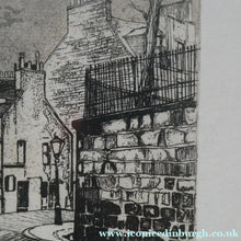 Load image into Gallery viewer, SCOTTISH ART: Rare 1970s ABERBEEN PUBS Etching: "The Spa Bar" or "Well O’ Spa Bar" by William J. Watson. Pencil Signed
