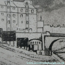 Load image into Gallery viewer, SCOTTISH ART: Rare 1970s ABERBEEN PUBS Etching: "The Spa Bar" or "Well O’ Spa Bar" by William J. Watson. Pencil Signed
