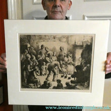 Load image into Gallery viewer,  Etching by Robert Bryden (1865 - 1939). Illustration to Burns "Halloween" (1895)
