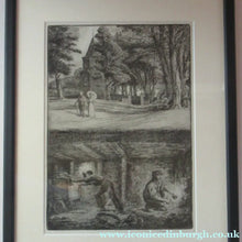 Load image into Gallery viewer, Scottish Art Robert Bryden Etching Scottish Mining History Aryshire

