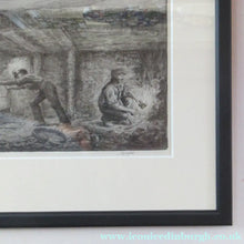 Load image into Gallery viewer, Scottish Art Robert Bryden Etching Scottish Mining History Aryshire
