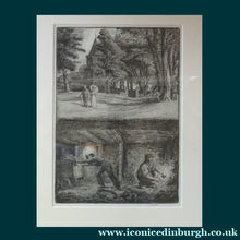 Load image into Gallery viewer, SCOTTISH ART. Rare Etching by Robert Bryden (1865 - 1939). Images Relating to the Mining Industry in Ayrshire. Dated 1911
