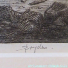Load image into Gallery viewer, Scottish Art Robert Bryden Etching Scottish Mining History Aryshire

