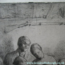 Load image into Gallery viewer, Robert Bryden Etching Illustration to Robert Burns Poem Halloween
