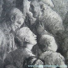 Load image into Gallery viewer, Robert Bryden Etching Illustration to Robert Burns Poem Halloween
