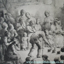 Load image into Gallery viewer, Robert Bryden Etching Illustration to Robert Burns Poem Halloween
