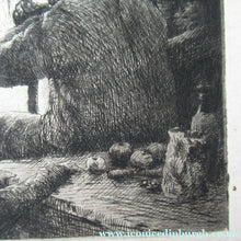 Load image into Gallery viewer, Robert Bryden Etching Illustration to Robert Burns Poem Halloween
