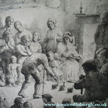 Load image into Gallery viewer, Robert Bryden Etching Illustration to Robert Burns Poem Halloween
