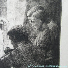 Load image into Gallery viewer, Robert Bryden Etching Illustration to Robert Burns Poem Halloween
