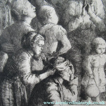 Load image into Gallery viewer, Robert Bryden Etching Illustration to Robert Burns Poem Halloween
