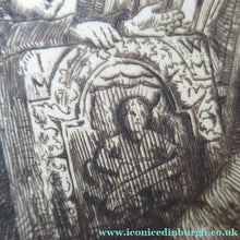 Load image into Gallery viewer, Scottish Etching Robert Bryden. Robert Burns Illustration: The Holy Fair 1890s
