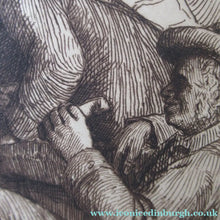 Load image into Gallery viewer, Scottish Etching Robert Bryden. Robert Burns Illustration: The Holy Fair 1890s
