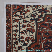 Load image into Gallery viewer, SCOTTISH ART: Rare Screenprint by Bel Cowie Entitled "Red Geranium for an Oriental Carpet".  Signed and dated Feb '80. RARE

