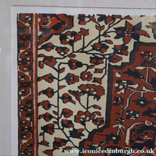 Load image into Gallery viewer, SCOTTISH ART: Rare Screenprint by Bel Cowie Entitled "Red Geranium for an Oriental Carpet".  Signed and dated Feb '80. RARE
