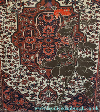 Load image into Gallery viewer, SCOTTISH ART: Rare Screenprint by Bel Cowie Entitled "Red Geranium for an Oriental Carpet".  Signed and dated Feb '80. RARE
