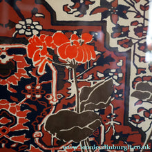 Load image into Gallery viewer, SCOTTISH ART: Rare Screenprint by Bel Cowie Entitled "Red Geranium for an Oriental Carpet".  Signed and dated Feb '80. RARE
