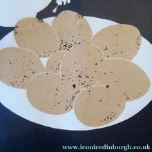 Load image into Gallery viewer, Bell Cowie Screenprint 1975 Brown Eggs Scottish Art
